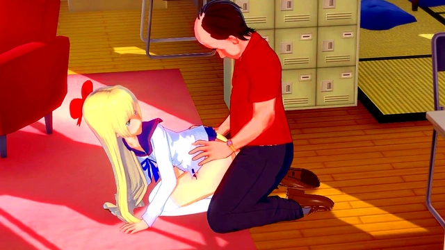 Sailor Venus fucked by an ugly guy
