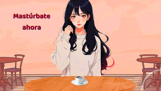 Cum nonstop at the sex cafe JOI hentai in Spanish