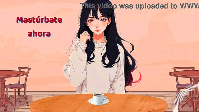 Cum nonstop at the sex cafe JOI hentai in Spanish