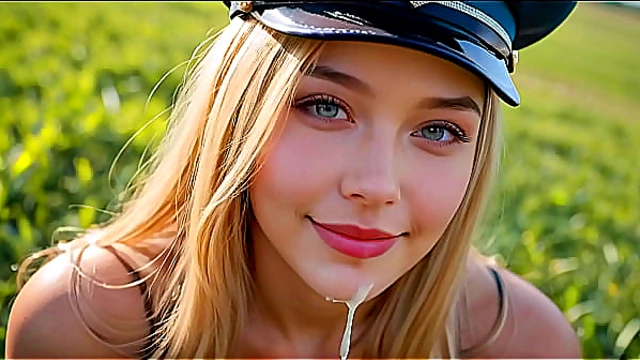 Hot Blonde Soldiers: Sucking and Fucking for Cum (with pussy masturbation ASMR sound!)