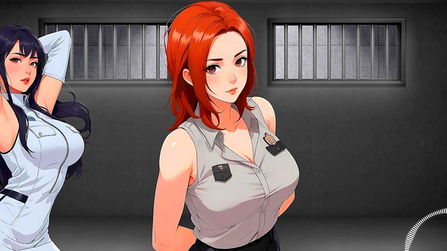 Good cop'bad cop Jerk-off instructions JOI hentai with Spanish voice