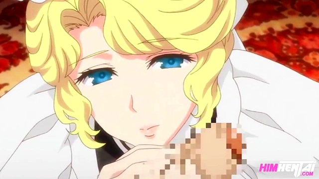 Anime Hentai - My busty maid gives me a blowjob with her tits