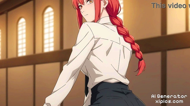 Makima Chainsaw Man Porn and Hentai Ai compilation sexy and naked