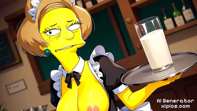 Edna Simpsons Porn Hentai Ai Compilation Sexy naked Teacher
