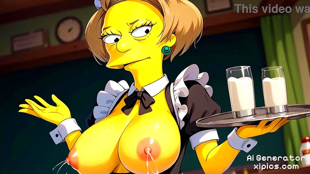 Edna Simpsons Porn Hentai Ai Compilation Sexy naked Teacher