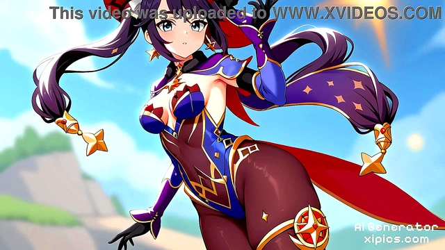 Mona Genshin Impact Porn and Hentai Ai compilation sexy and naked