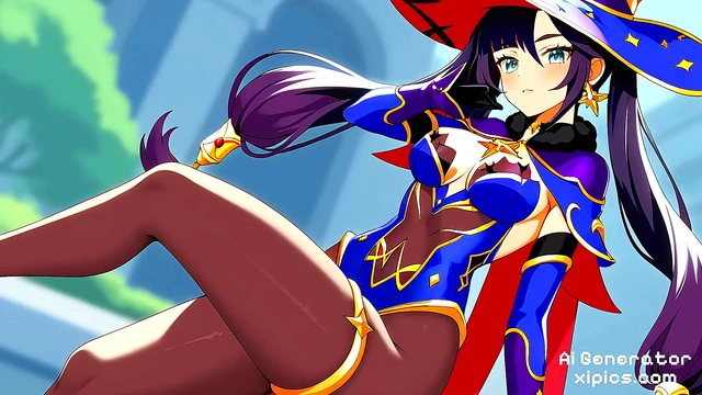 Mona Genshin Impact Porn and Hentai Ai compilation sexy and naked