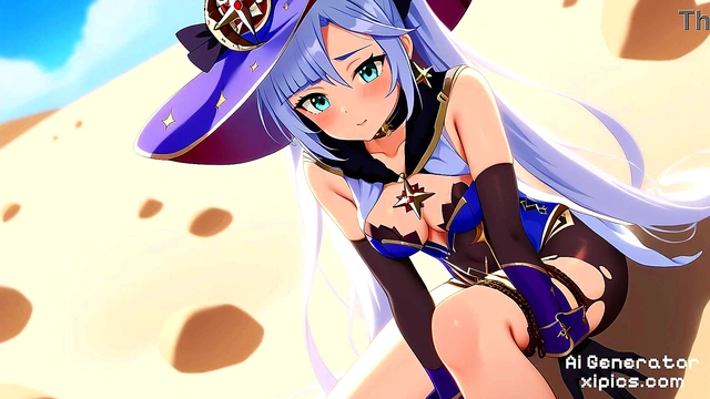 Mona Genshin Impact Porn and Hentai Ai compilation sexy and naked