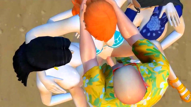One Piece Nami x Boa Hancock x Nico Robin hentai