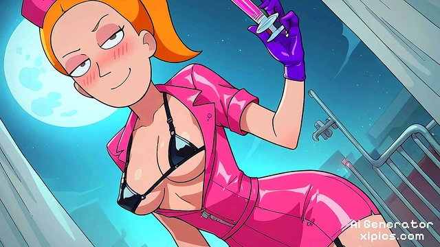 Summer Rick and Morty Porn and Hentai Ai compilation sexy and naked