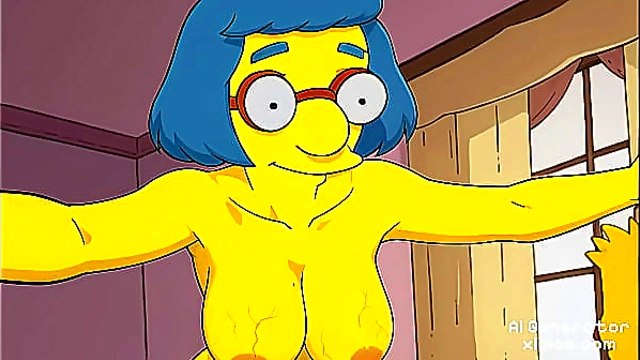 Luan Simpsons Porn and Hentai Ai compilation sexy and naked