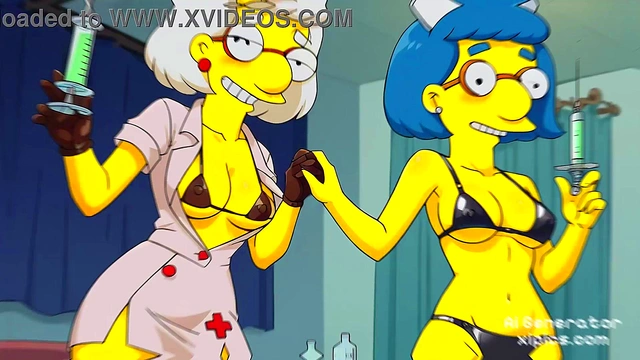 Luan Simpsons Porn and Hentai Ai compilation sexy and naked