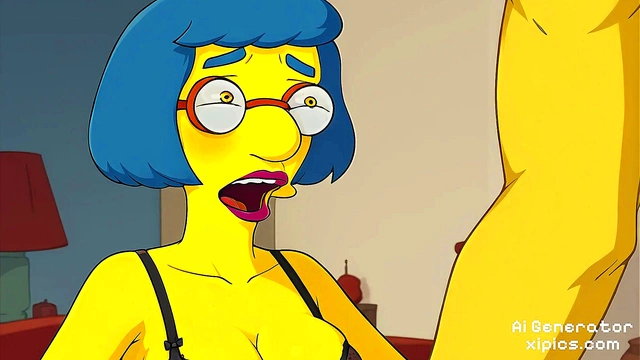 Luan Simpsons Porn and Hentai Ai compilation sexy and naked