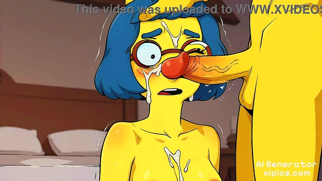 Luan Simpsons Porn and Hentai Ai compilation sexy and naked