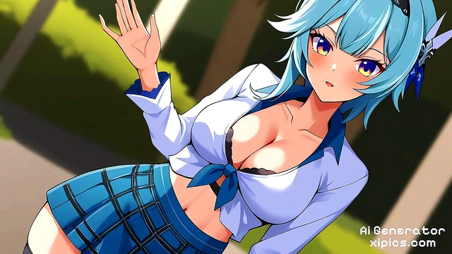 Eula Genshin Impact Porn and Hentai Ai compilation sexy and naked