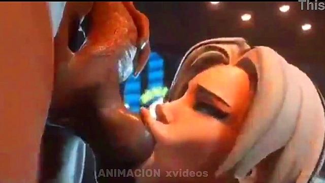 A sexy and hot woman with her big dick fucks a hentai xxx