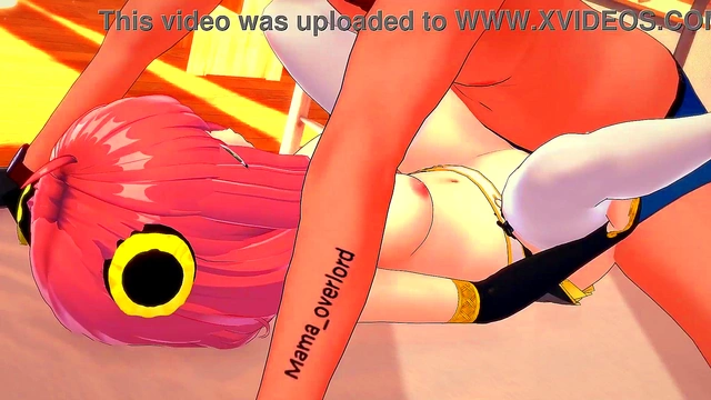 Anya is dressed in uniform and is ready to fuck (uncensored hentai) (adult version)