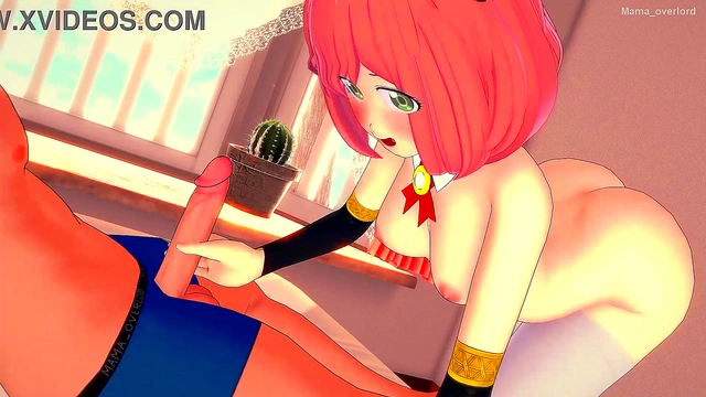 Anya is dressed in uniform and is ready to fuck (uncensored hentai) (adult version)