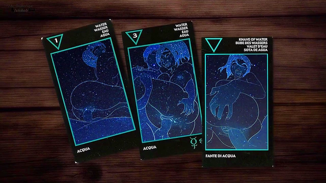 Fake Tarot cards to fuck a charlatan ! Hentai The girl from the train fucks with a