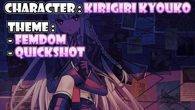 Cum in 1 minute or be denied (Hentai Femdom JOI'Quickshot)