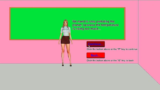 Hot teacher taking her clothes off in front of her 18 year old students in classroom and