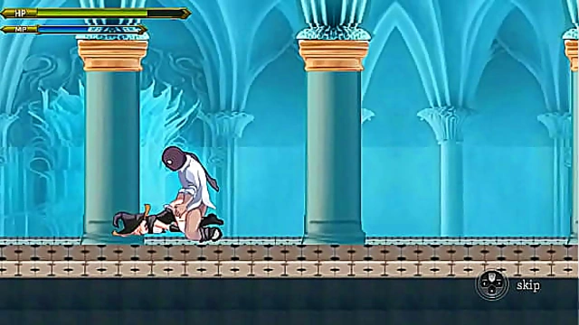 Man having sex in StepUncle pantyhose in another world new hentai game video