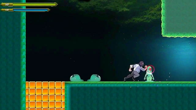 Man having sex in StepUncle pantyhose in another world new hentai game video