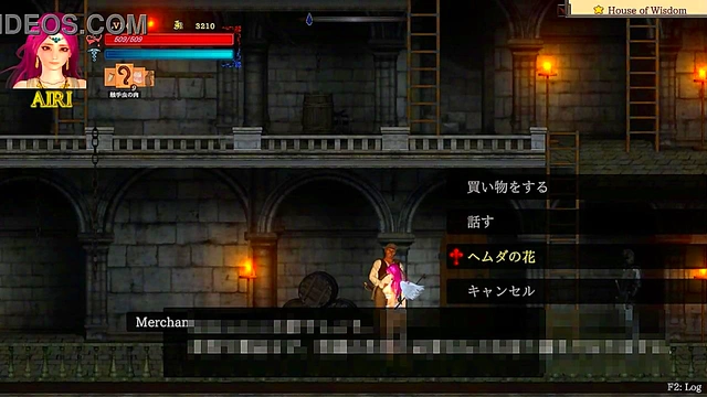 Hot pink haired lady having sex with a big man in Guilty hell 2 new hentai gameplay