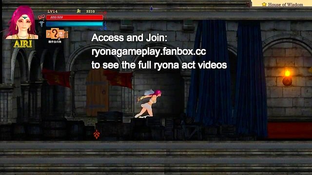 Hot pink haired lady having sex with a big man in Guilty hell 2 new hentai gameplay