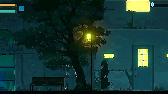 Man having sex in Dusk city new 2024 hentai game