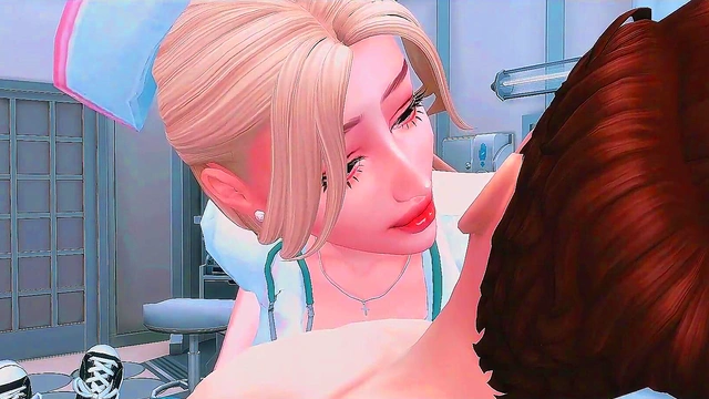 SCHOOL NURSE SHOWED HER DEEP THROAT AT THE EXAMINATION OF HER STEPSON'AND THEN ARRANGED