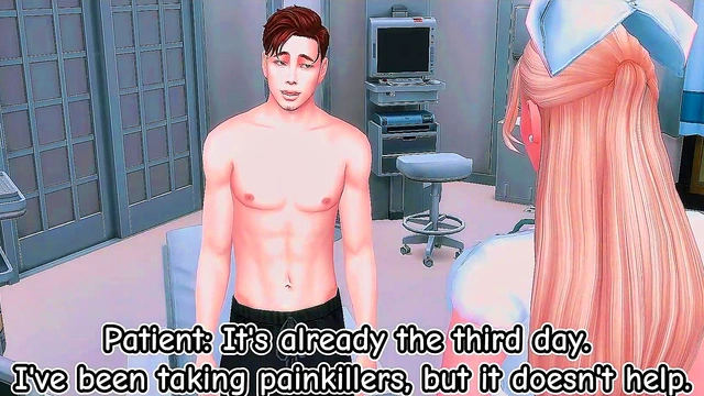 SCHOOL NURSE SHOWED HER DEEP THROAT AT THE EXAMINATION OF HER STEPSON'AND THEN ARRANGED