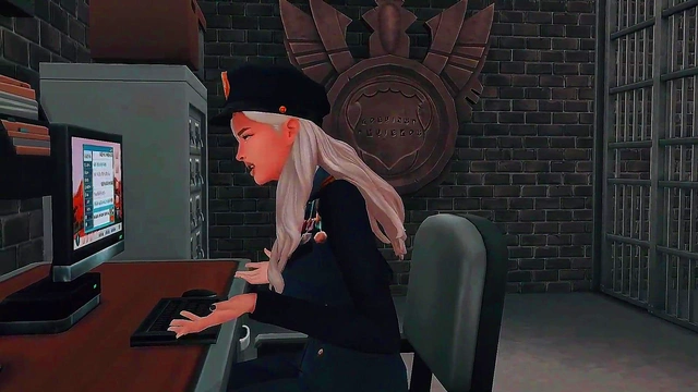 PERVERTED FUTANARI COP ARRANGED HARD ANAL SEX AND FACEFUCK FOR A SEXY PRISONER (SIMS