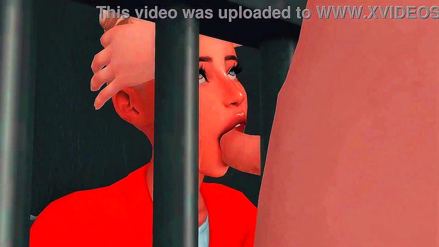 PERVERTED FUTANARI COP ARRANGED HARD ANAL SEX AND FACEFUCK FOR A SEXY PRISONER (SIMS