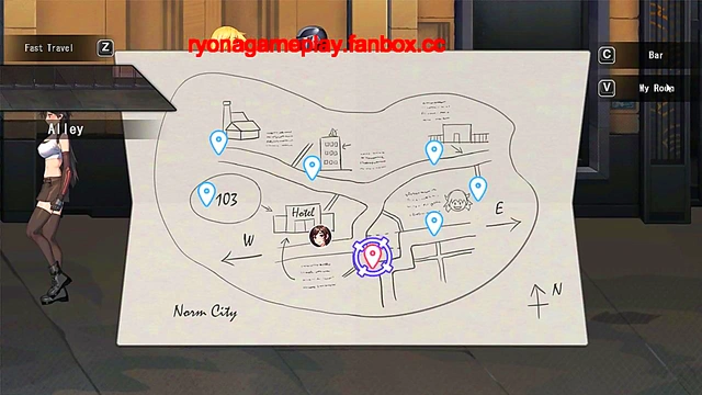 Cute lady having sex in Dcity fantasy new erotic hentai game gameplay