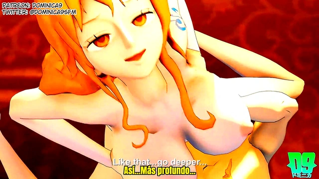Nami Being Fucked Hard By Luffy [Sub Español]