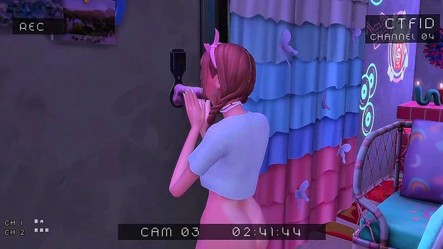 STEPBROTHER SPIES ON PERVERTED STEPSISTER USING (SIMS ANIME HENTAI SFM)