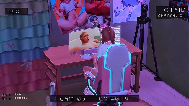 STEPBROTHER SPIES ON PERVERTED STEPSISTER USING (SIMS ANIME HENTAI SFM)