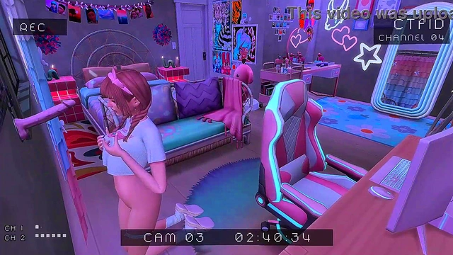 STEPBROTHER SPIES ON PERVERTED STEPSISTER USING (SIMS ANIME HENTAI SFM)