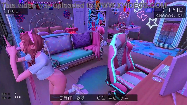 STEPBROTHER SPIES ON PERVERTED STEPSISTER USING (SIMS ANIME HENTAI SFM)