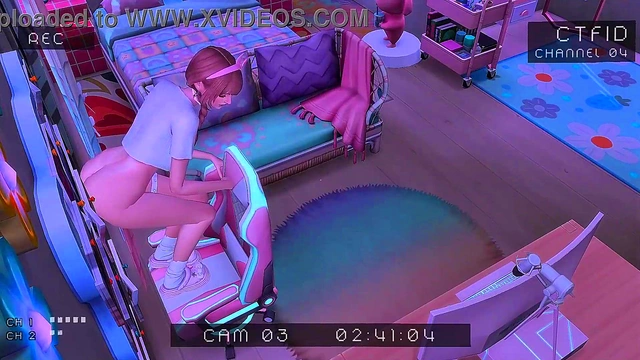 STEPBROTHER SPIES ON PERVERTED STEPSISTER USING (SIMS ANIME HENTAI SFM)
