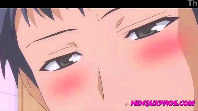 Blonde teen teased in bathtub and fucked hard in her bed