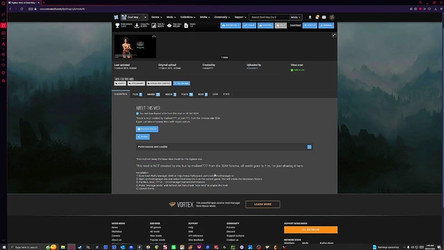 Devil May 5 - Nico Topless Mod