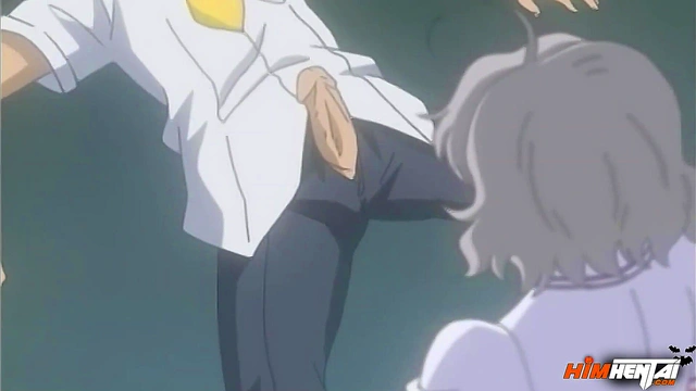 Hentai uncensored - Busty girl eats two cocks at once