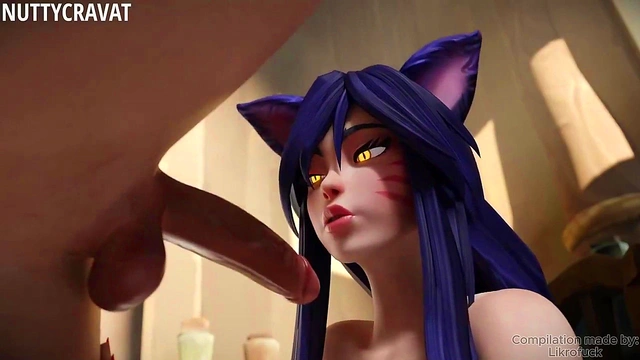 League Of Legends - Ahri Slideshow - League Of Legends Hentai Compilation
