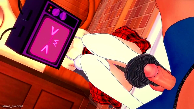 Hot Tv Woman Puts On Cute Uniform Ends Up Fucked (hentai)