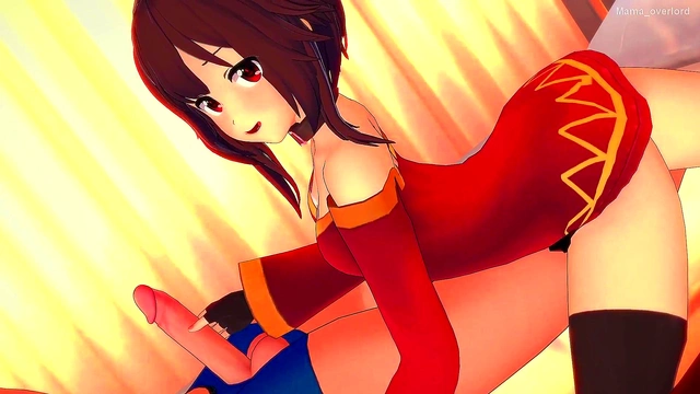 Megumin wanted to rest in the infirmary but ends up spending all her time fucking (adult