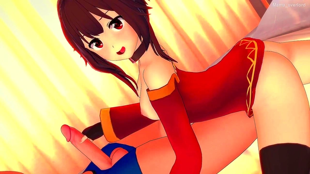 Megumin wanted to rest in the infirmary but ends up spending all her time fucking (adult