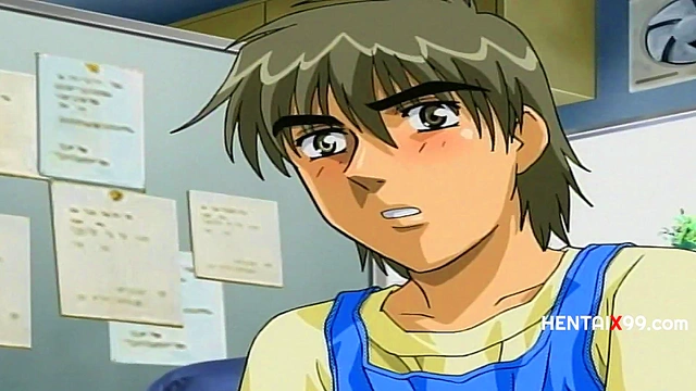 Weak Boy Gets Too Much MILF Pussy - HENTAI