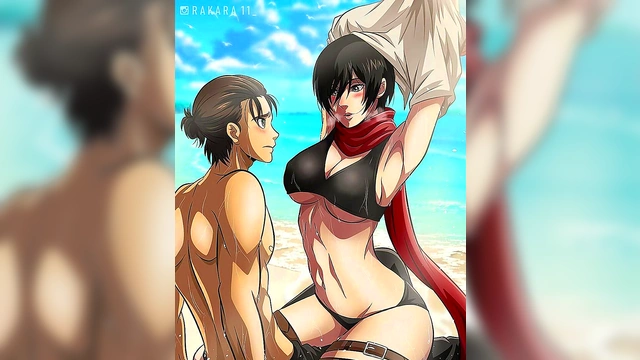 on Titan - Mikasa Ackerman Slideshow - Shingeki Kyojin Hentai Compilation